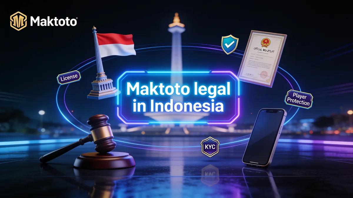 Apakah MAKTOTO Legal dan Aman di Indonesia? untuk pemain di Indonesia
