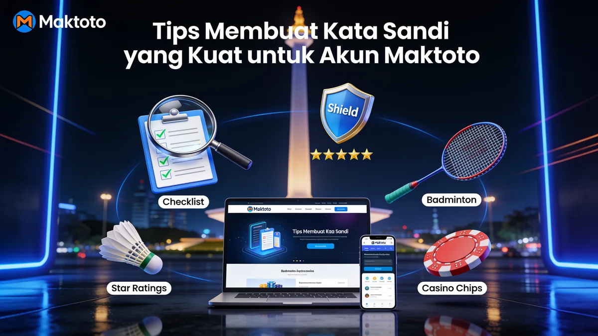 Tips Membuat Kata Sandi yang Kuat untuk Akun Maktoto untuk pemain di Indonesia